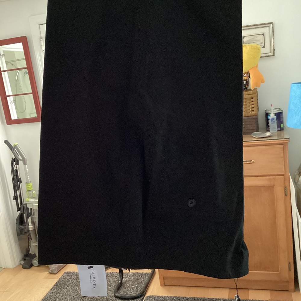 Talbots black pants, size 18, NWT